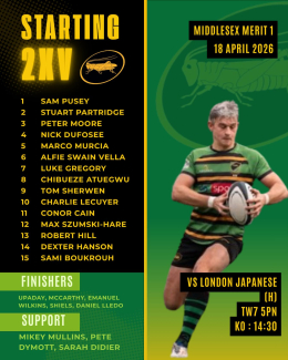 2nds Semi Final this weekend